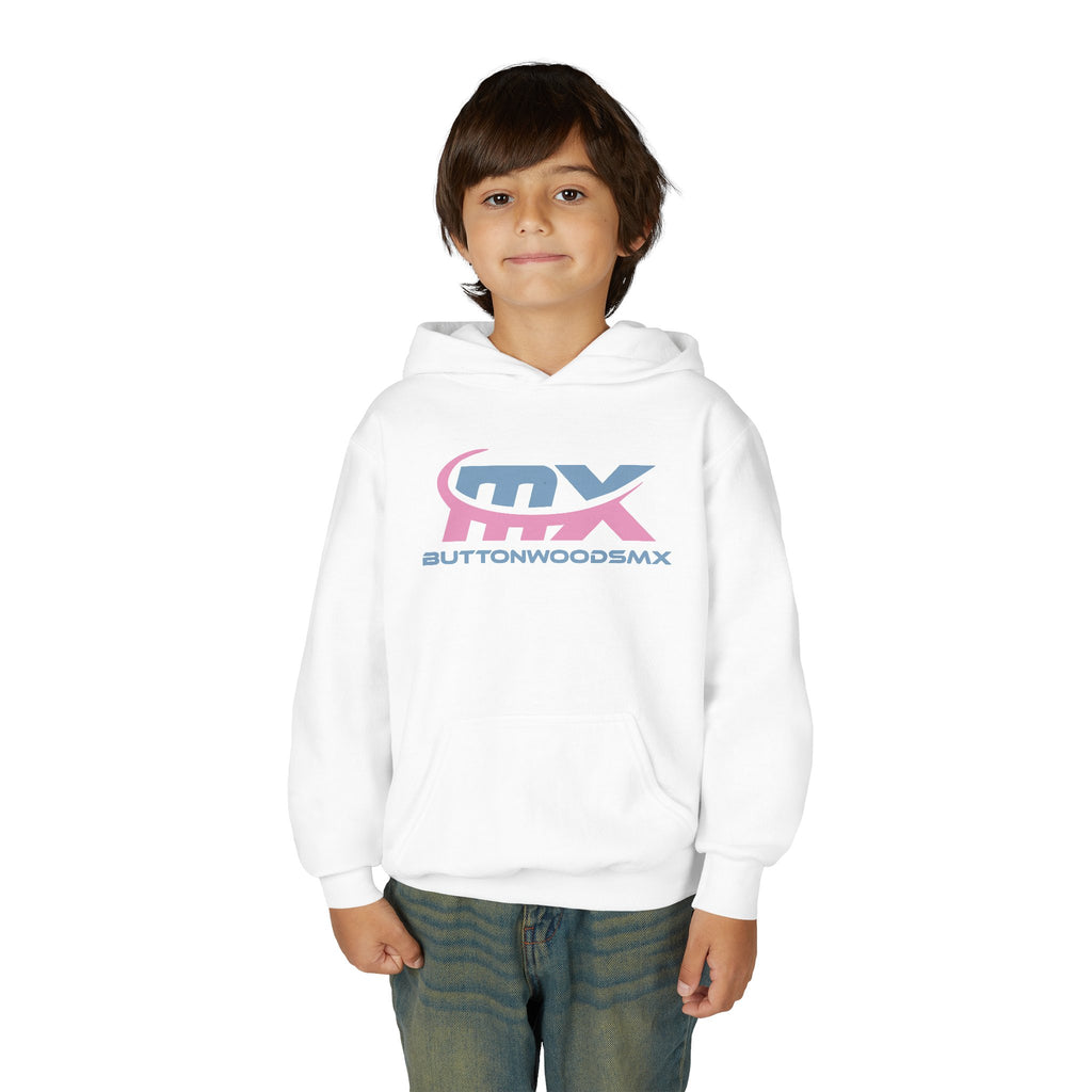 Cotton Candy Youth Hoodie - Buttonwoods MX Logo Pullover