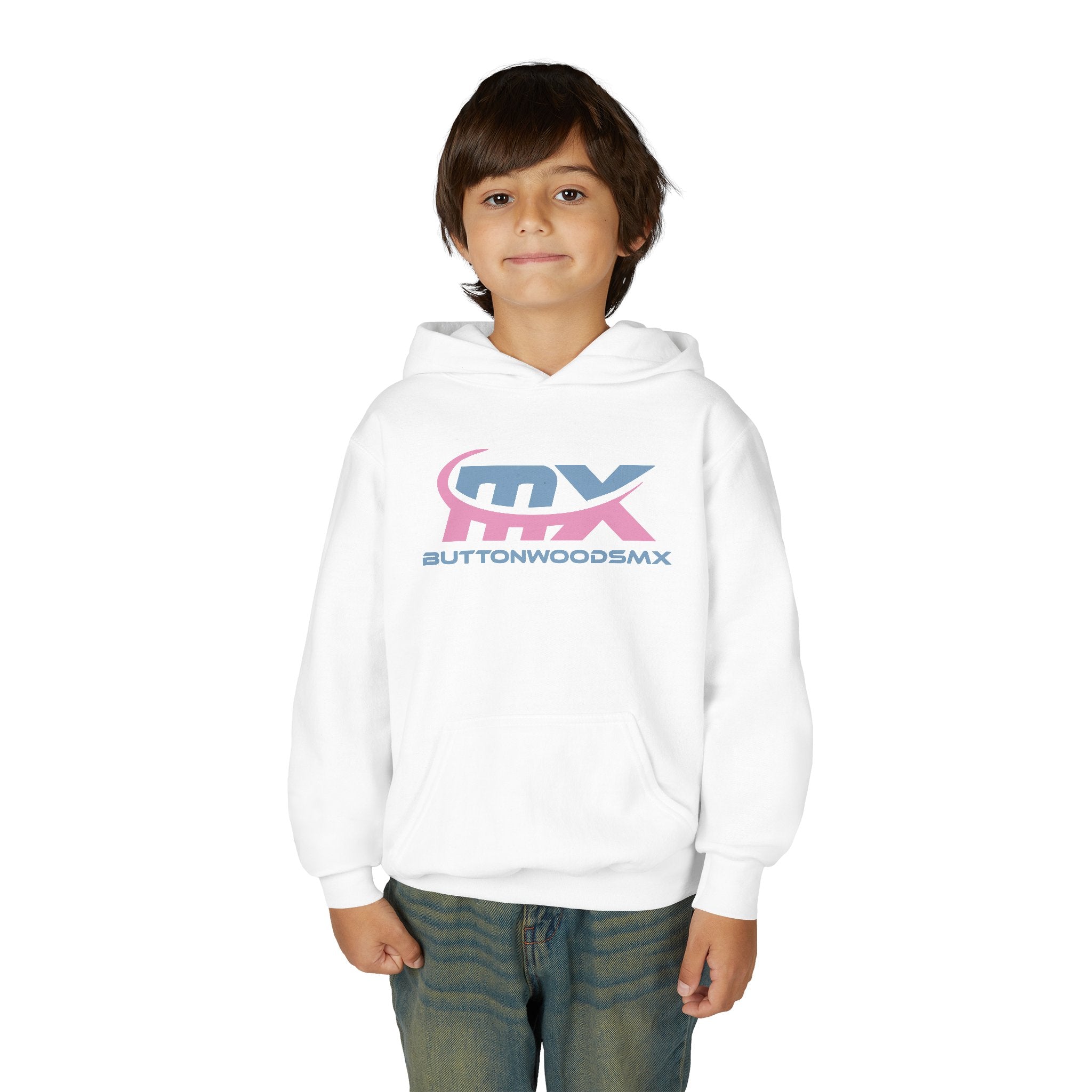Cotton Candy Youth Hoodie - Buttonwoods MX Logo Pullover