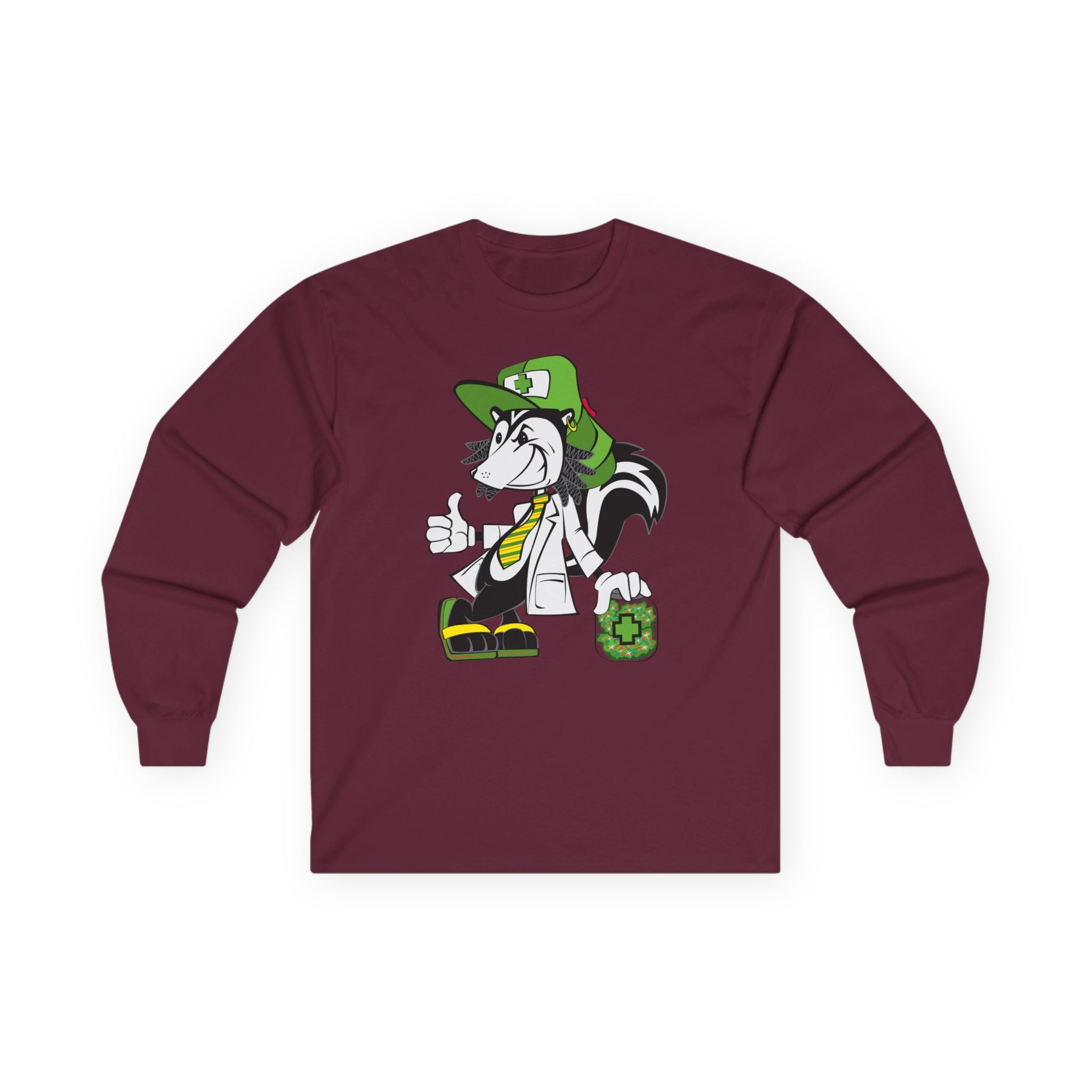 Funk the Skunk Long Sleeve Logo Tee