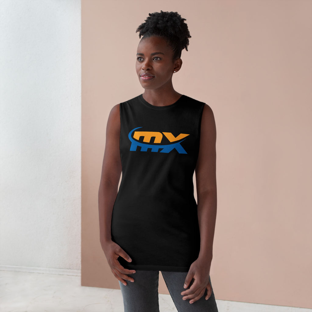 MX Motocross Logo Tank Top — Racing Graphic Muscle Tee