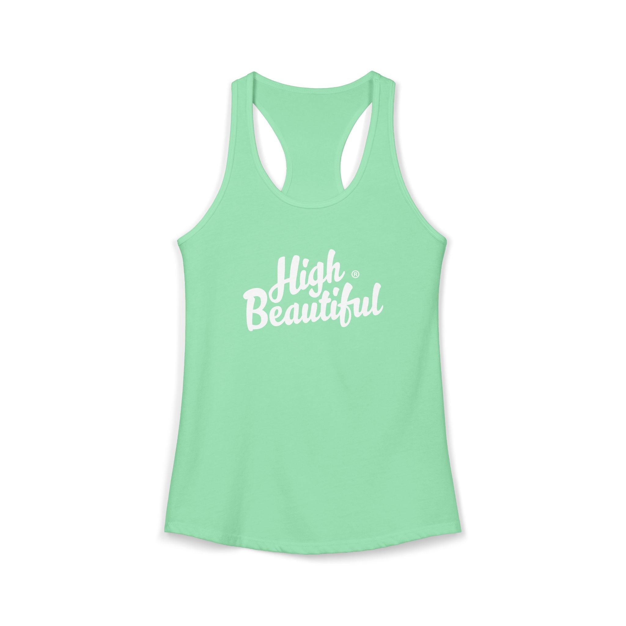 High Beautiful Women's Racerback Tank