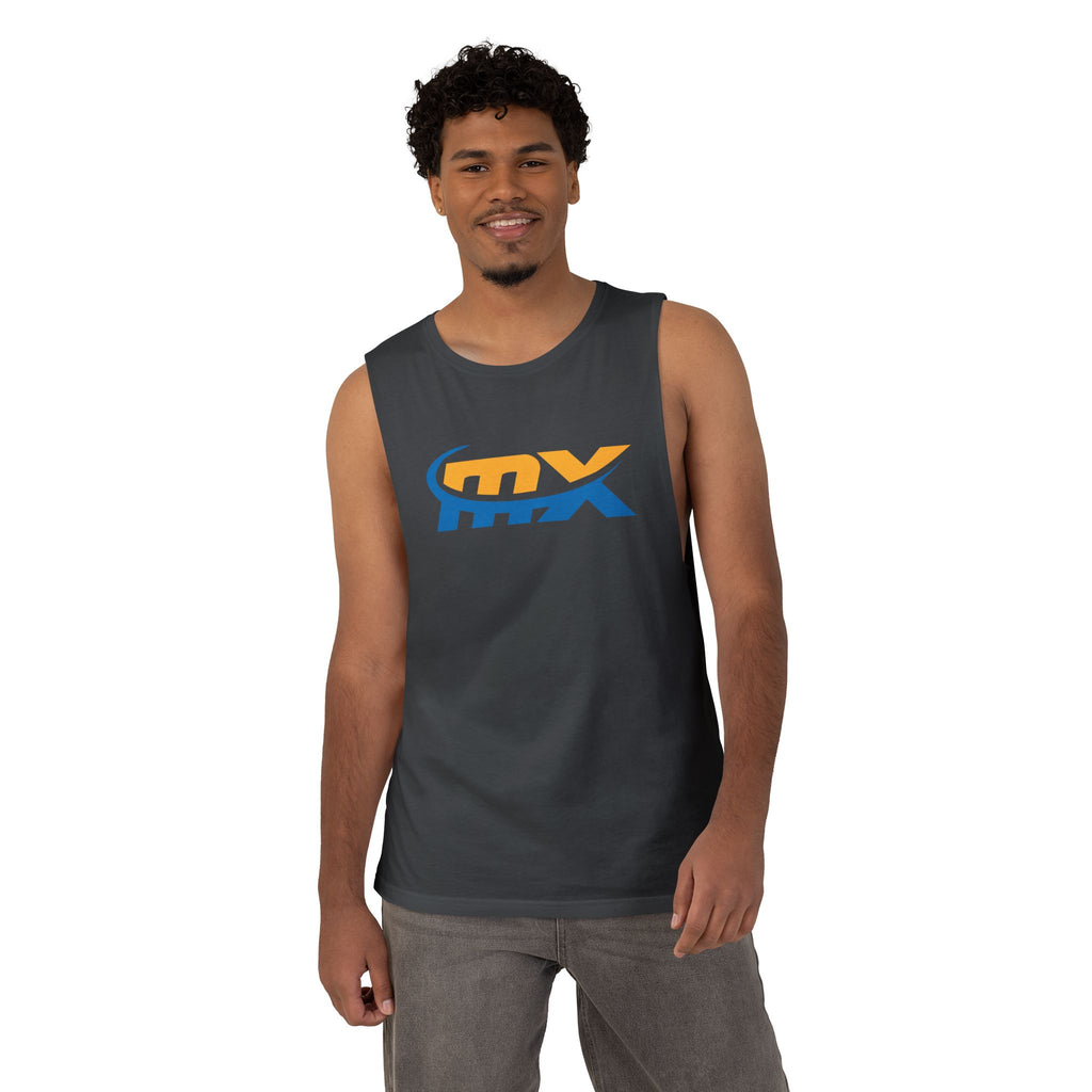 MX Motocross Logo Tank Top — Racing Graphic Muscle Tee
