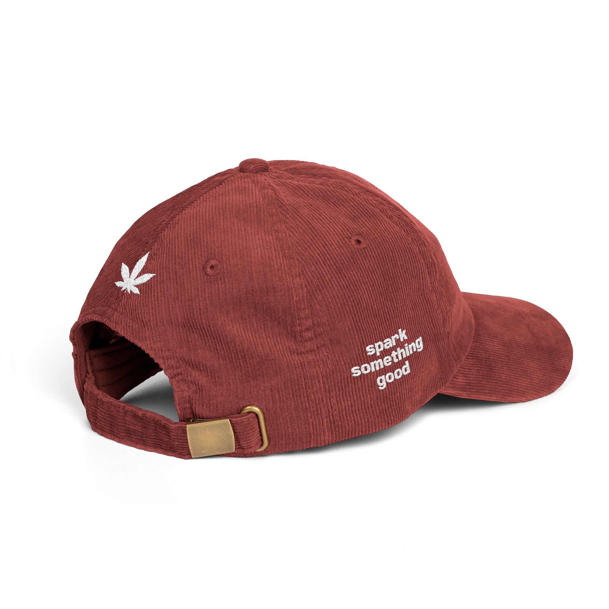 High Beautiful Embroidered Corduroy Cap