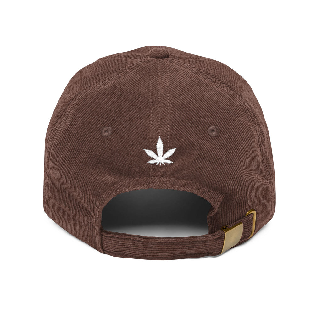 High Beautiful Embroidered Corduroy Cap