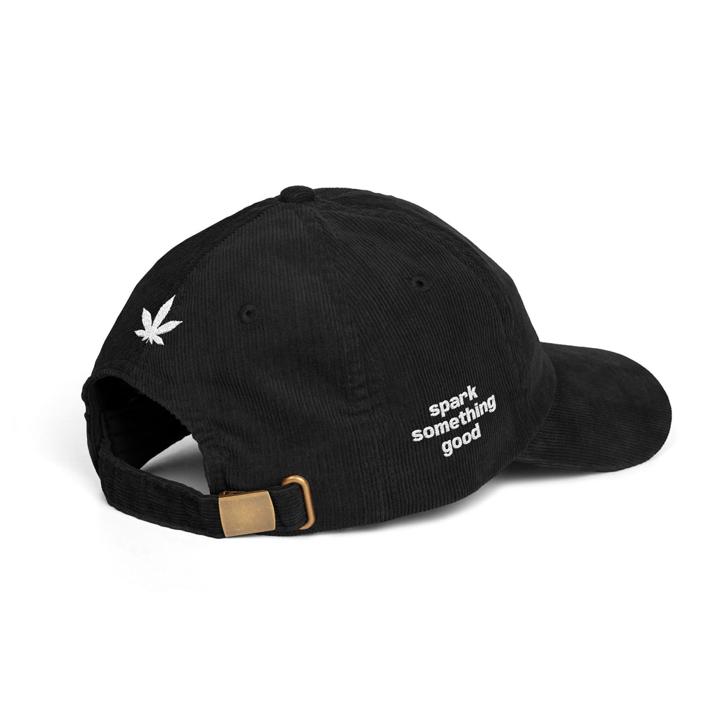High Beautiful Embroidered Corduroy Cap