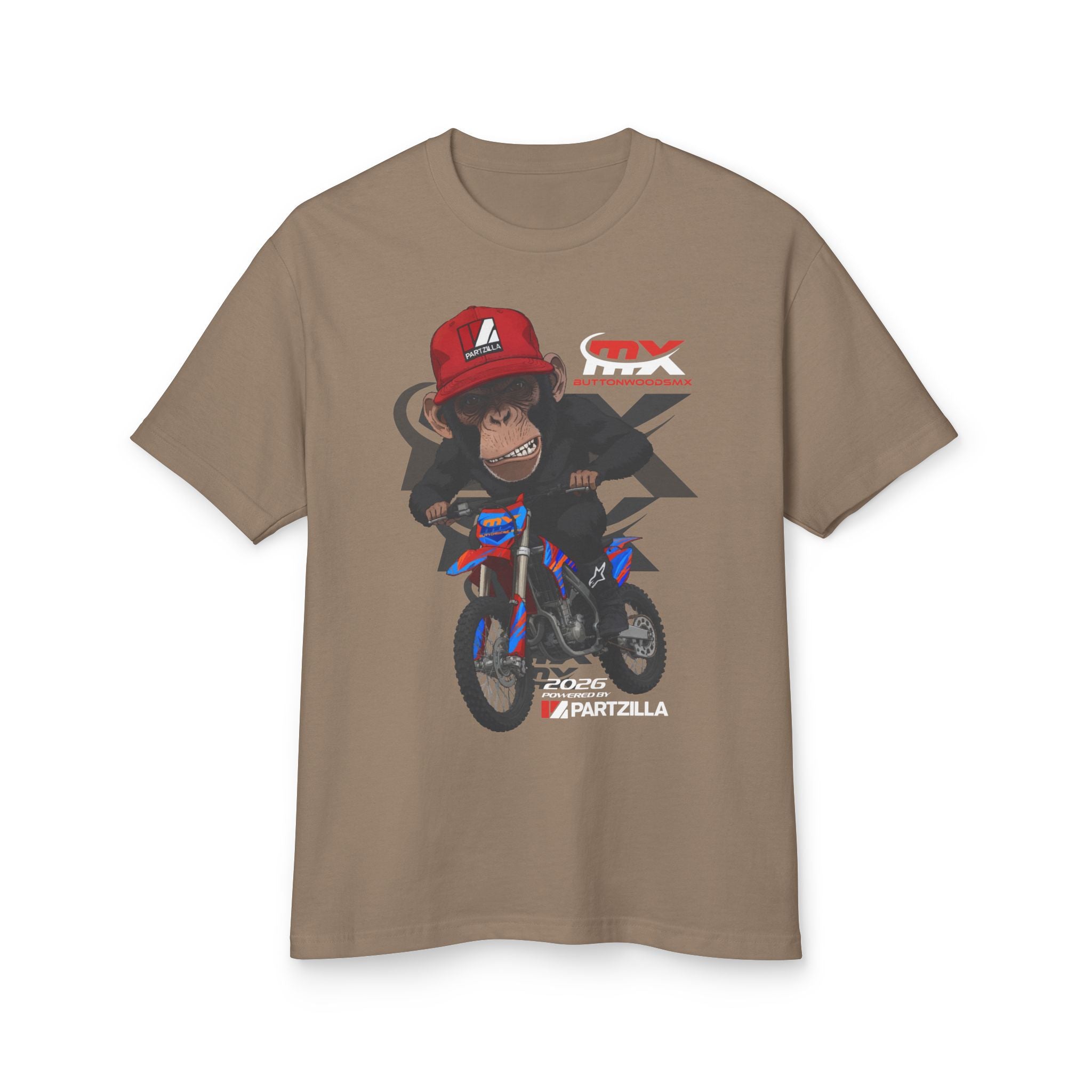 Monkey Rider Tee - ButtonwoodsMX/Partzilla Collab 2026