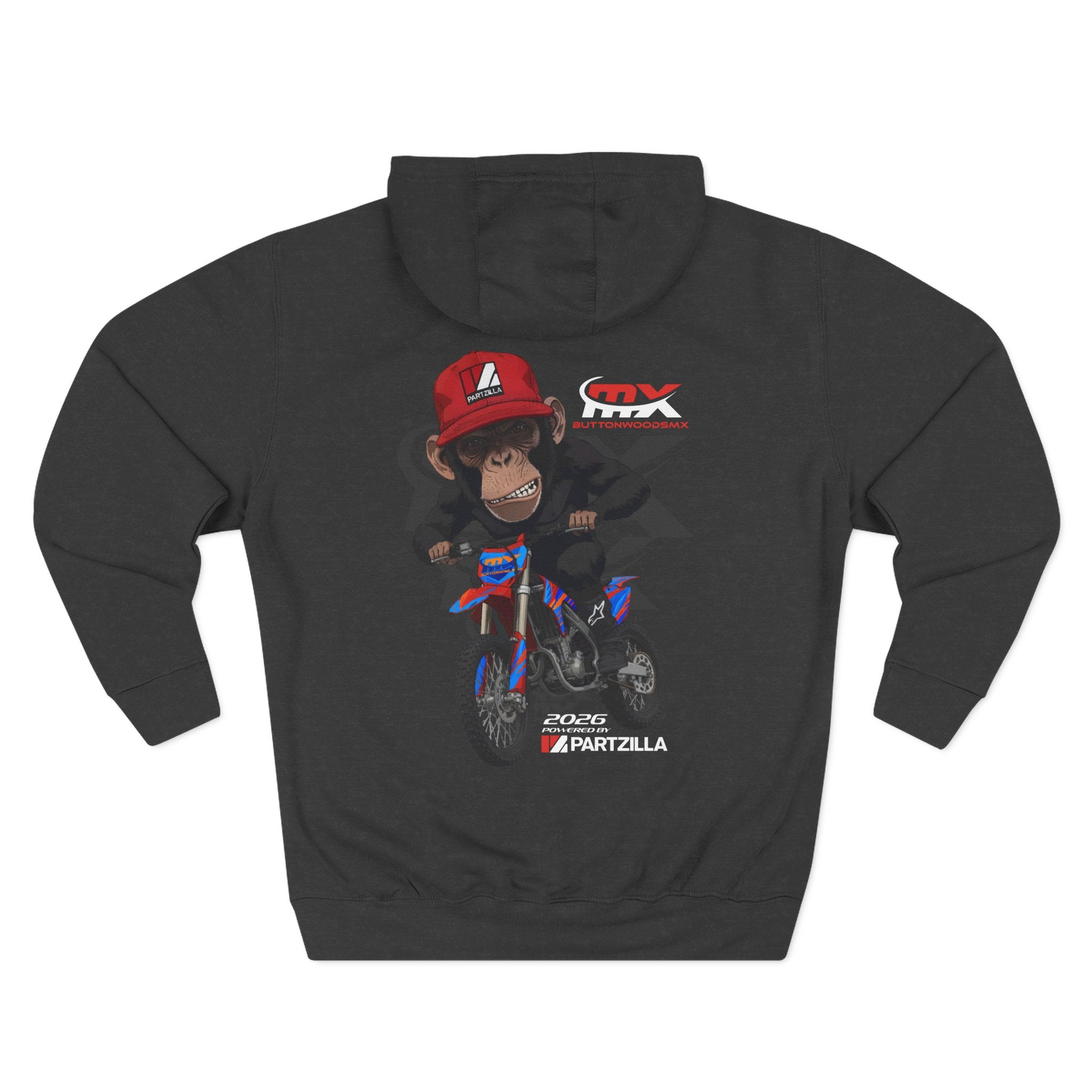 Monkey Rider Hoodie - ButtonwoodsMX/Partzilla Collab 2026