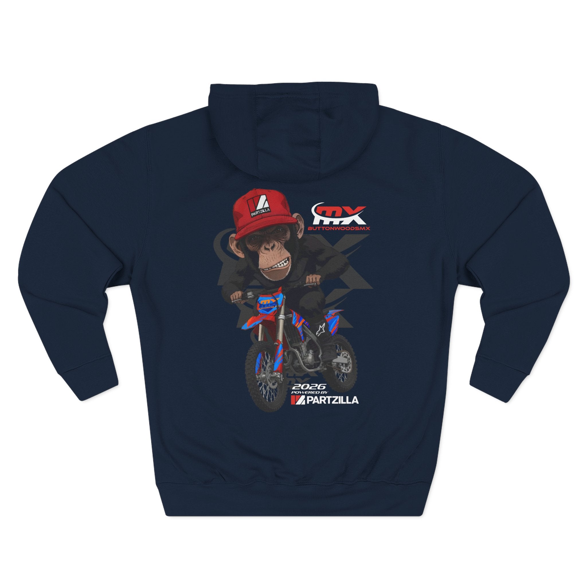 Monkey Rider Hoodie - ButtonwoodsMX/Partzilla Collab 2026