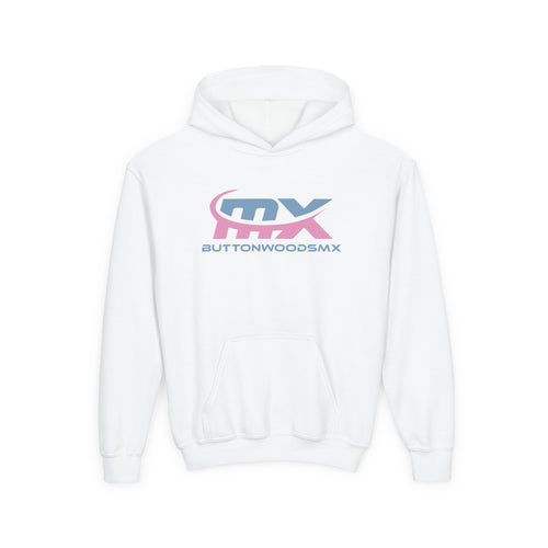 Cotton Candy Youth Hoodie - Buttonwoods MX Logo Pullover