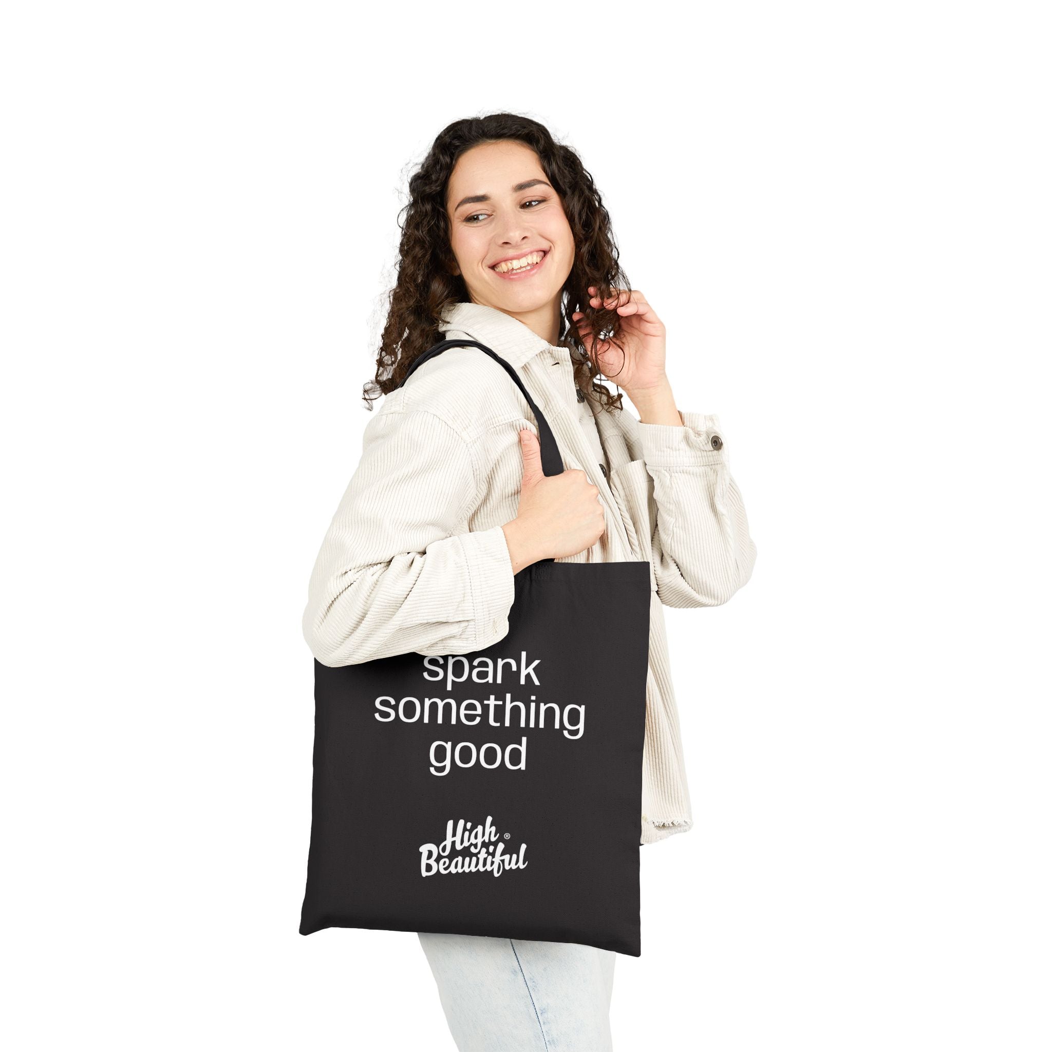 High Beautiful Cotton Canvas Tote Bag