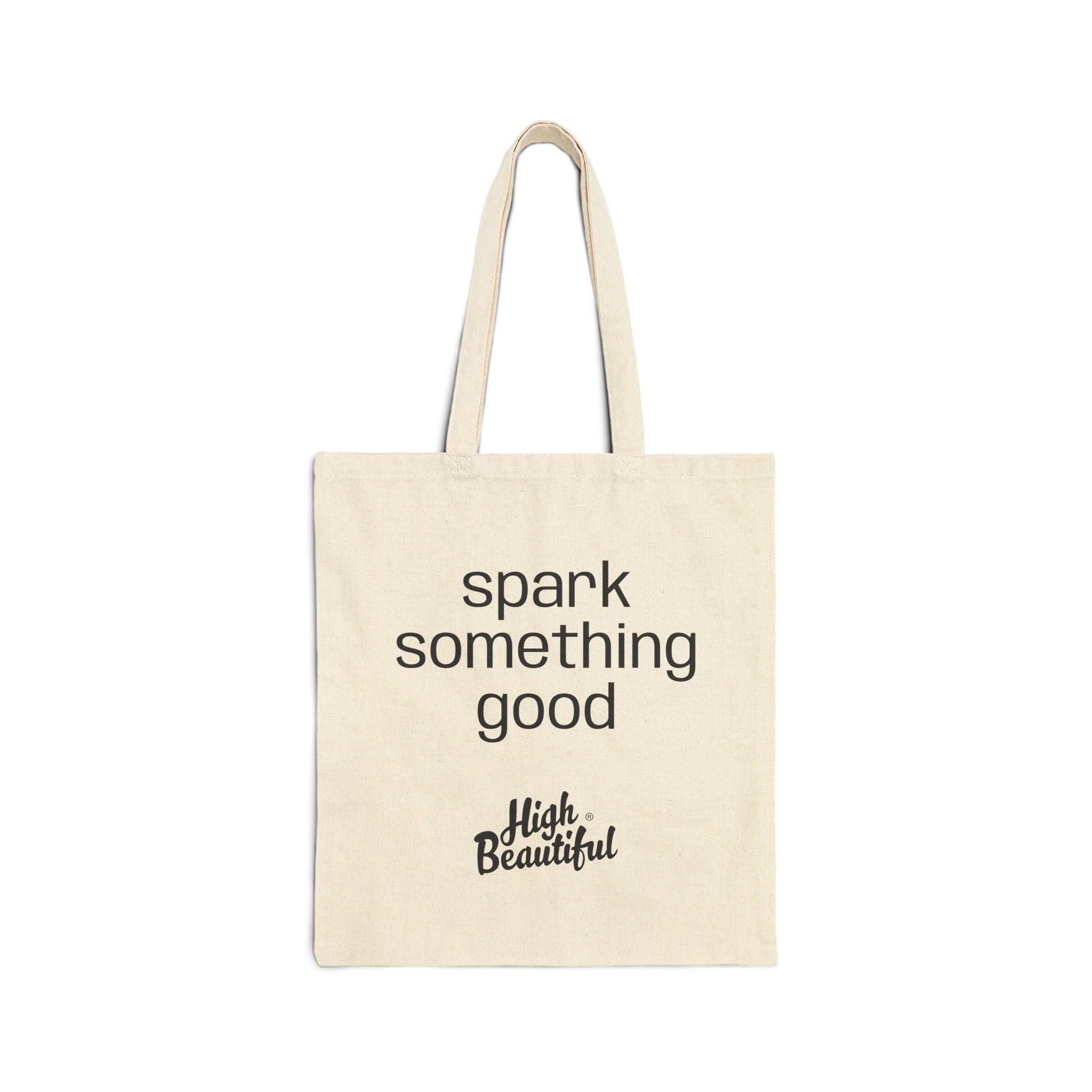 High Beautiful Cotton Canvas Tote Bag