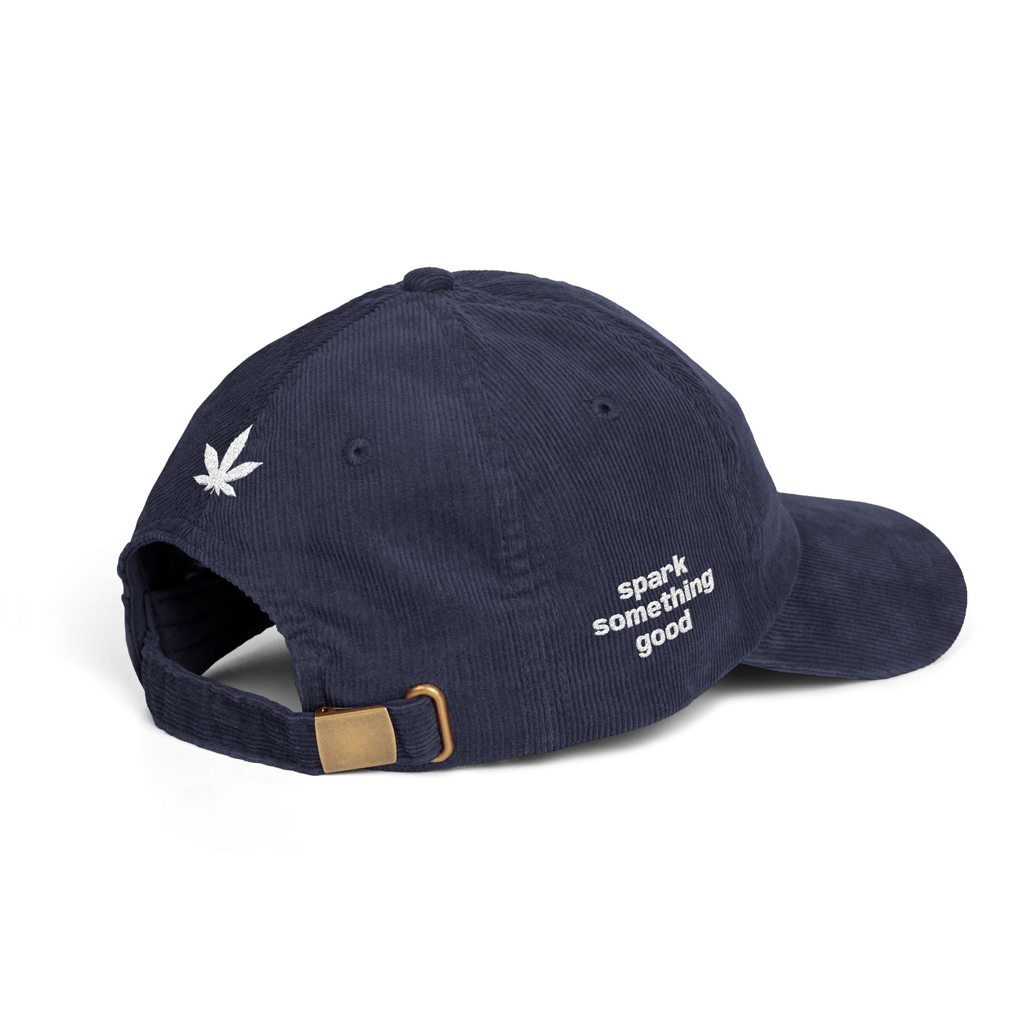 High Beautiful Embroidered Corduroy Cap