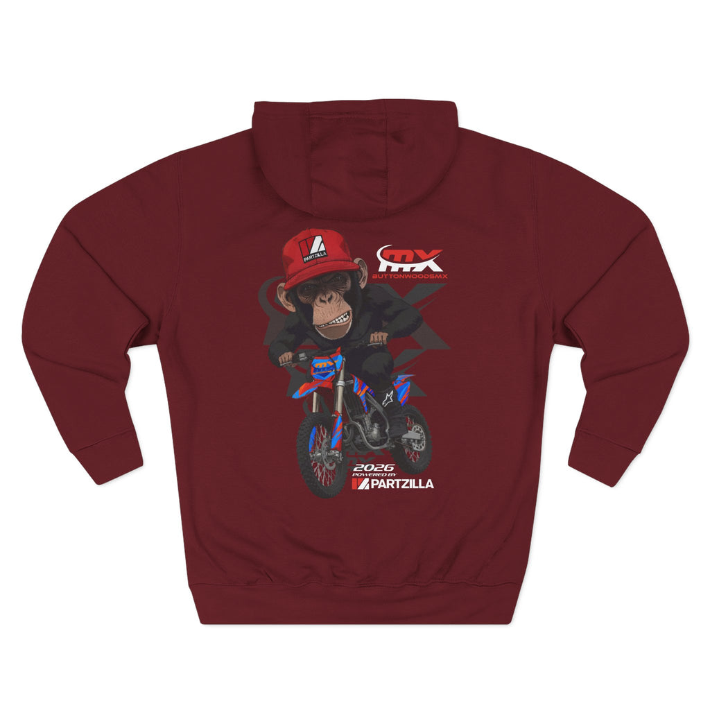 Monkey Rider Hoodie - ButtonwoodsMX/Partzilla Collab 2026