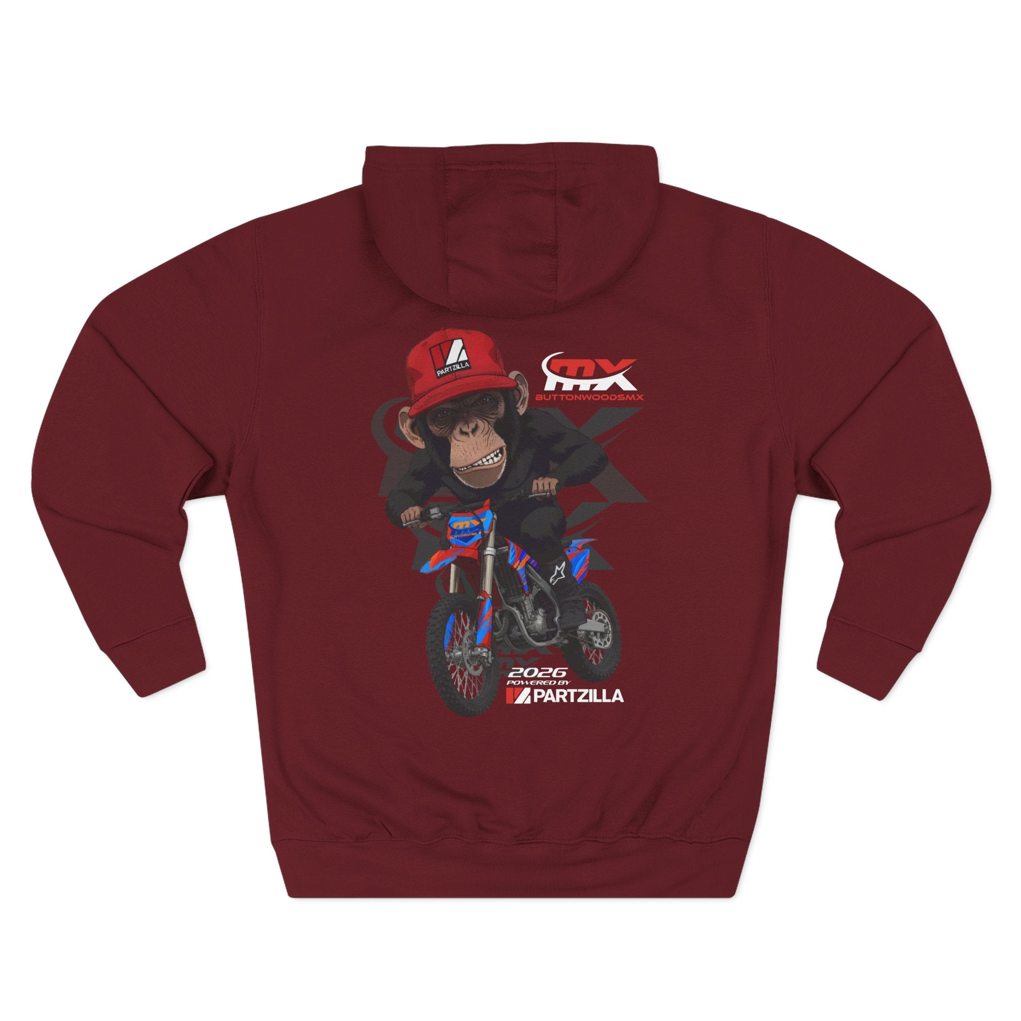 Monkey Rider Hoodie - ButtonwoodsMX/Partzilla Collab 2026
