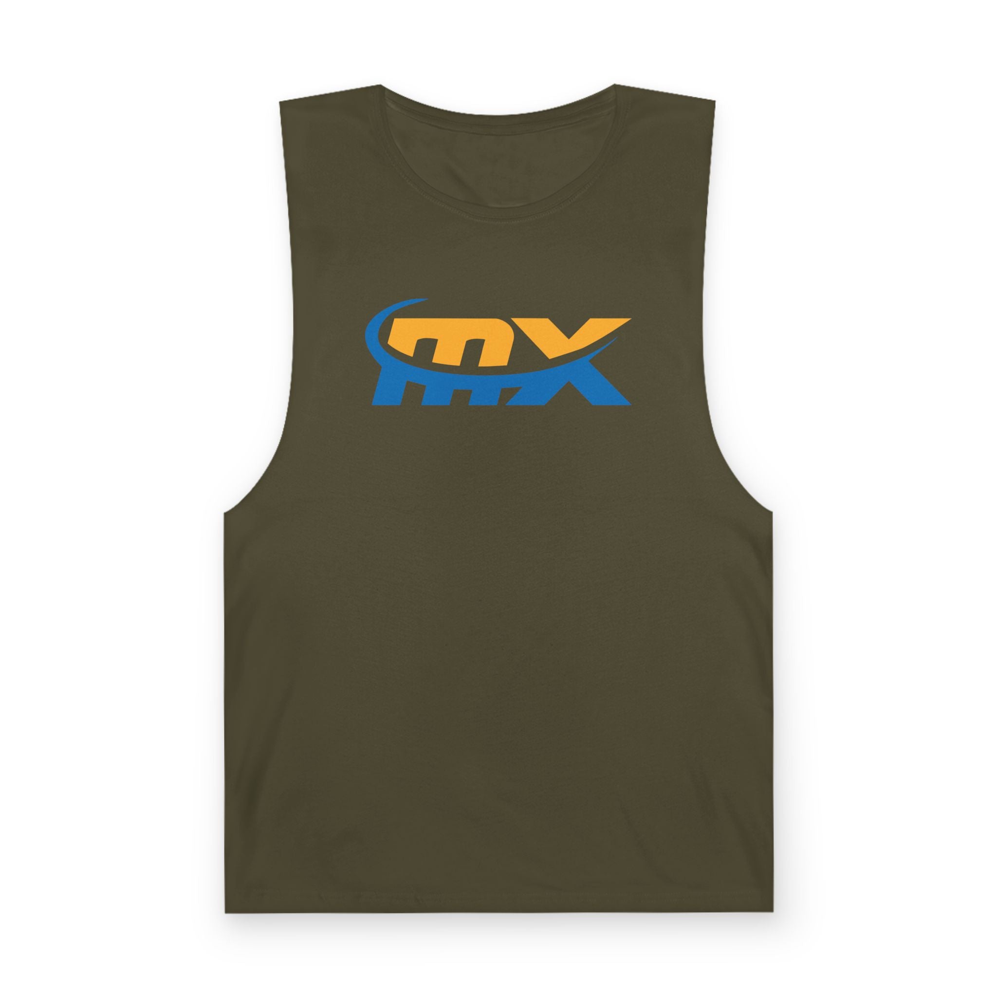 MX Motocross Logo Tank Top — Racing Graphic Muscle Tee