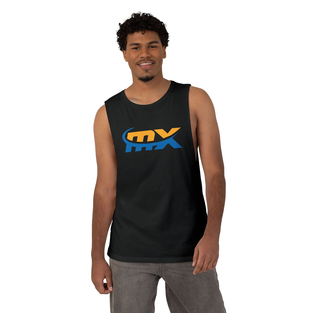 MX Motocross Logo Tank Top — Racing Graphic Muscle Tee