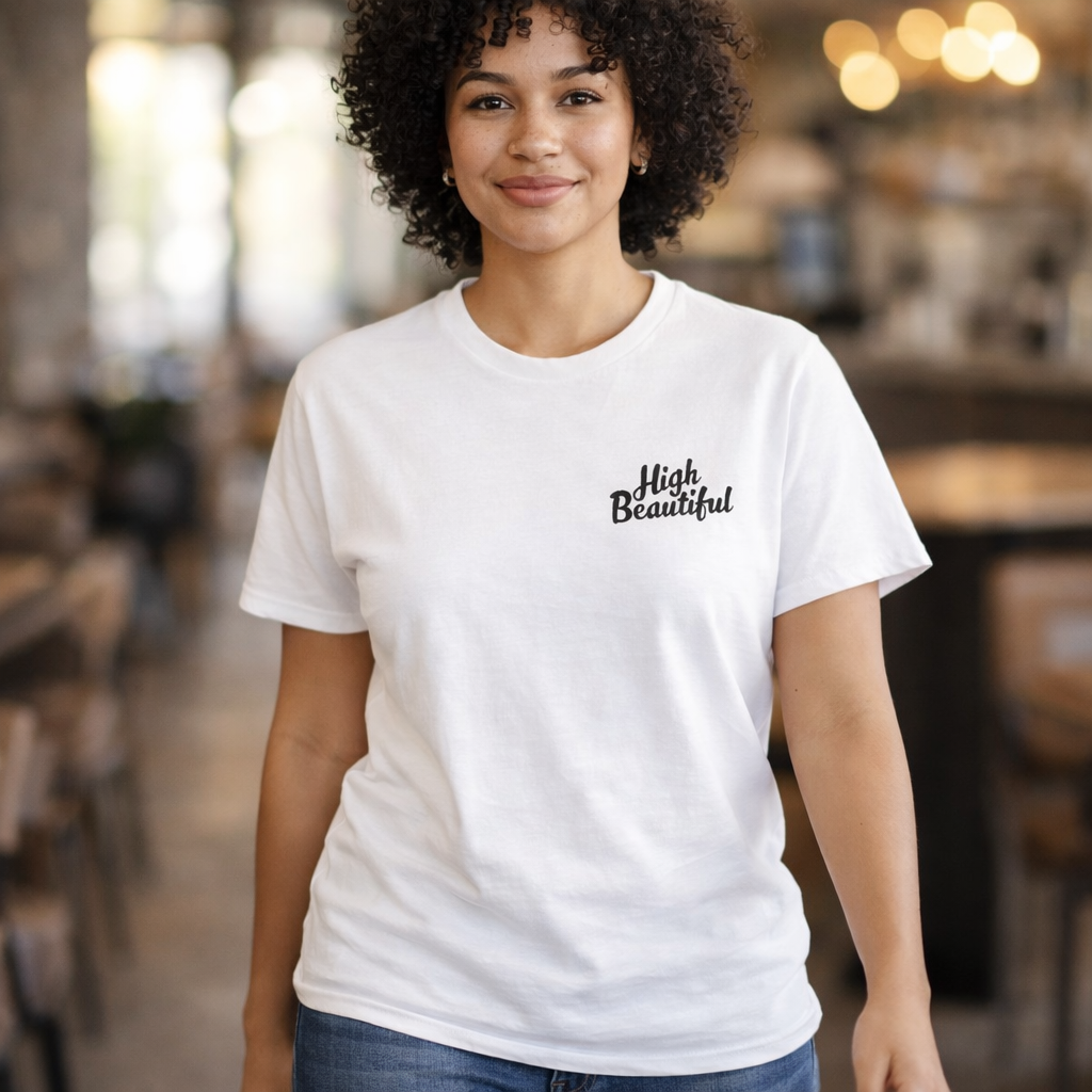 High Beautiful Embroidered Tee