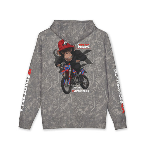ButtonwoodsMX / Partzilla Collab Camo Hoodie Chimp Rider Edition