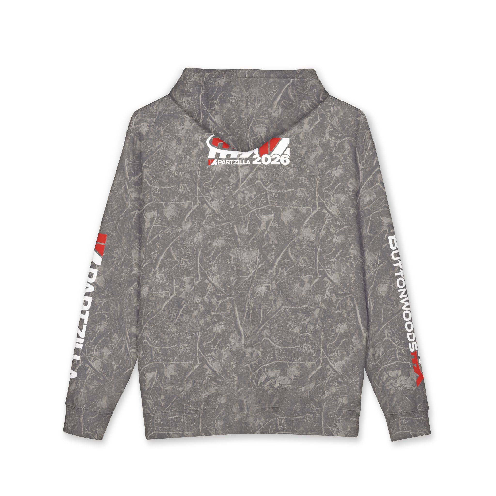 ButtonwoodsMX / Partzilla Collab Camo Hoodie 2026 Edition