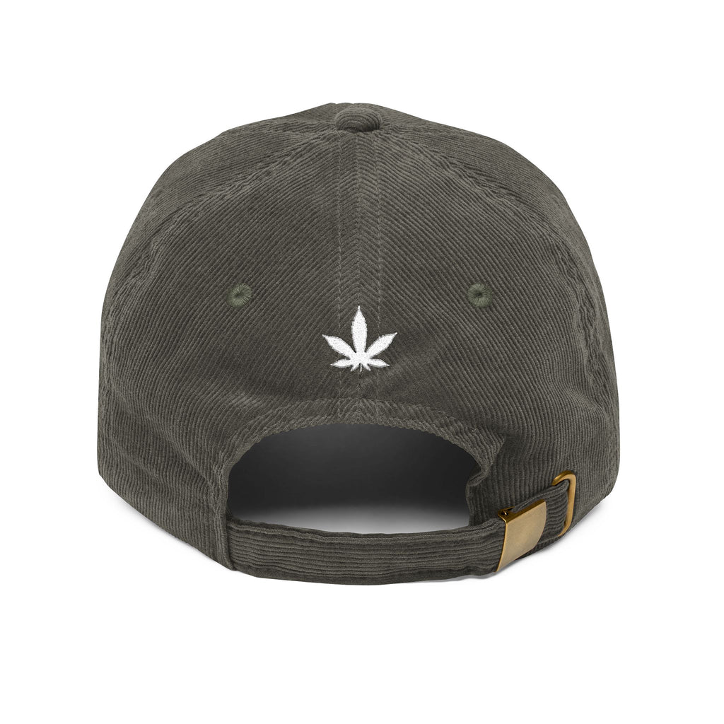 High Beautiful Embroidered Corduroy Cap