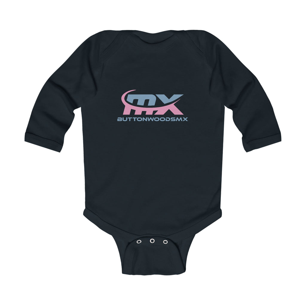 Infant Bodysuit – Buttonwoods MX Logo Baby Long Sleeve Onesie (Motocross Fan)