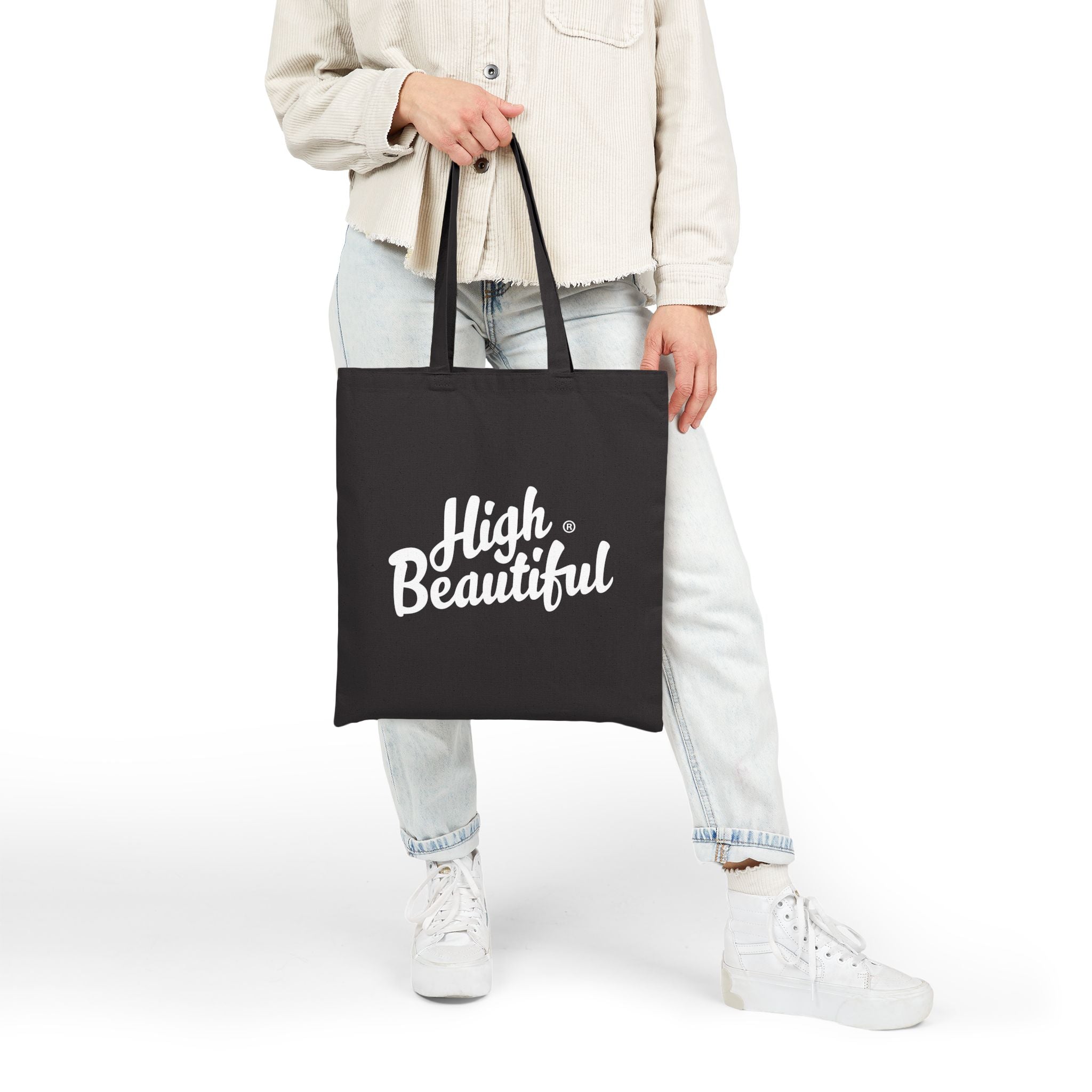 High Beautiful Cotton Canvas Tote Bag
