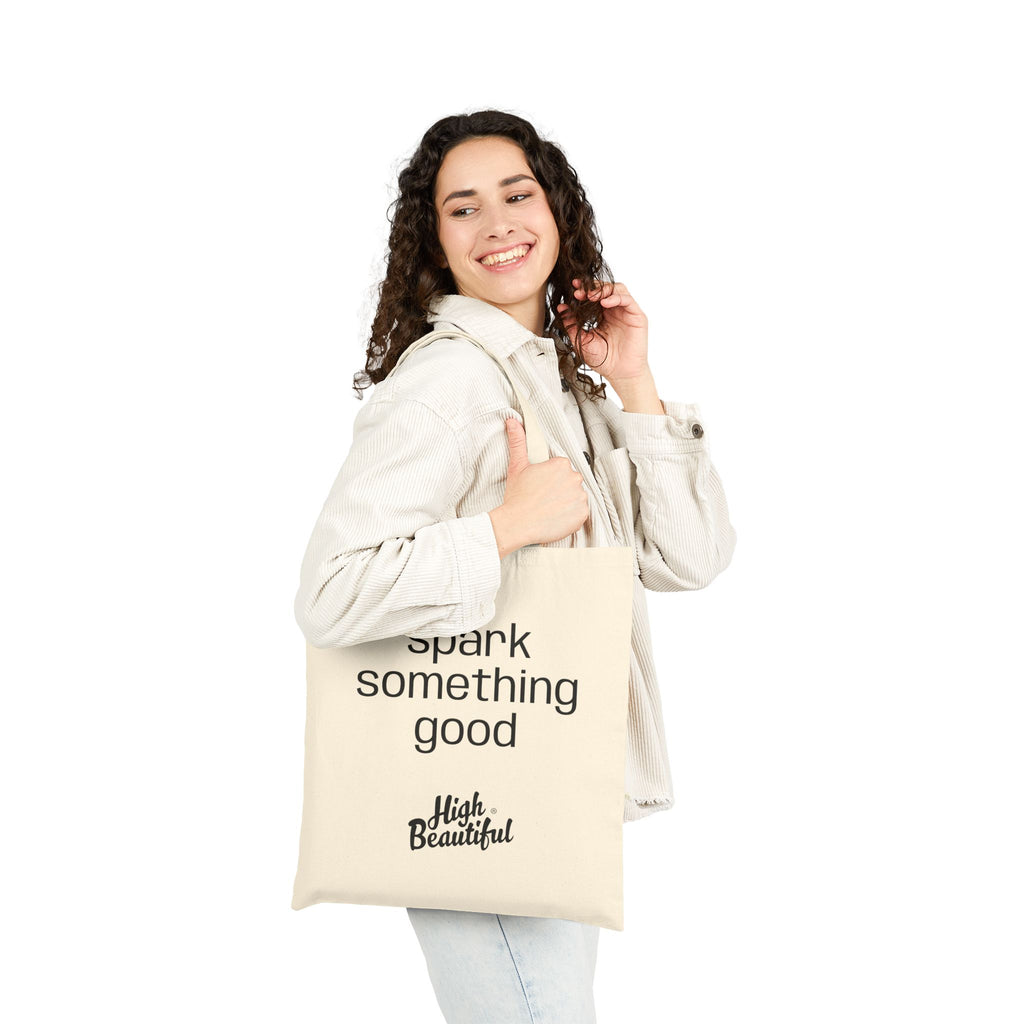 High Beautiful Cotton Canvas Tote Bag