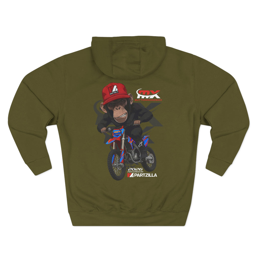 Monkey Rider Hoodie - ButtonwoodsMX/Partzilla Collab 2026