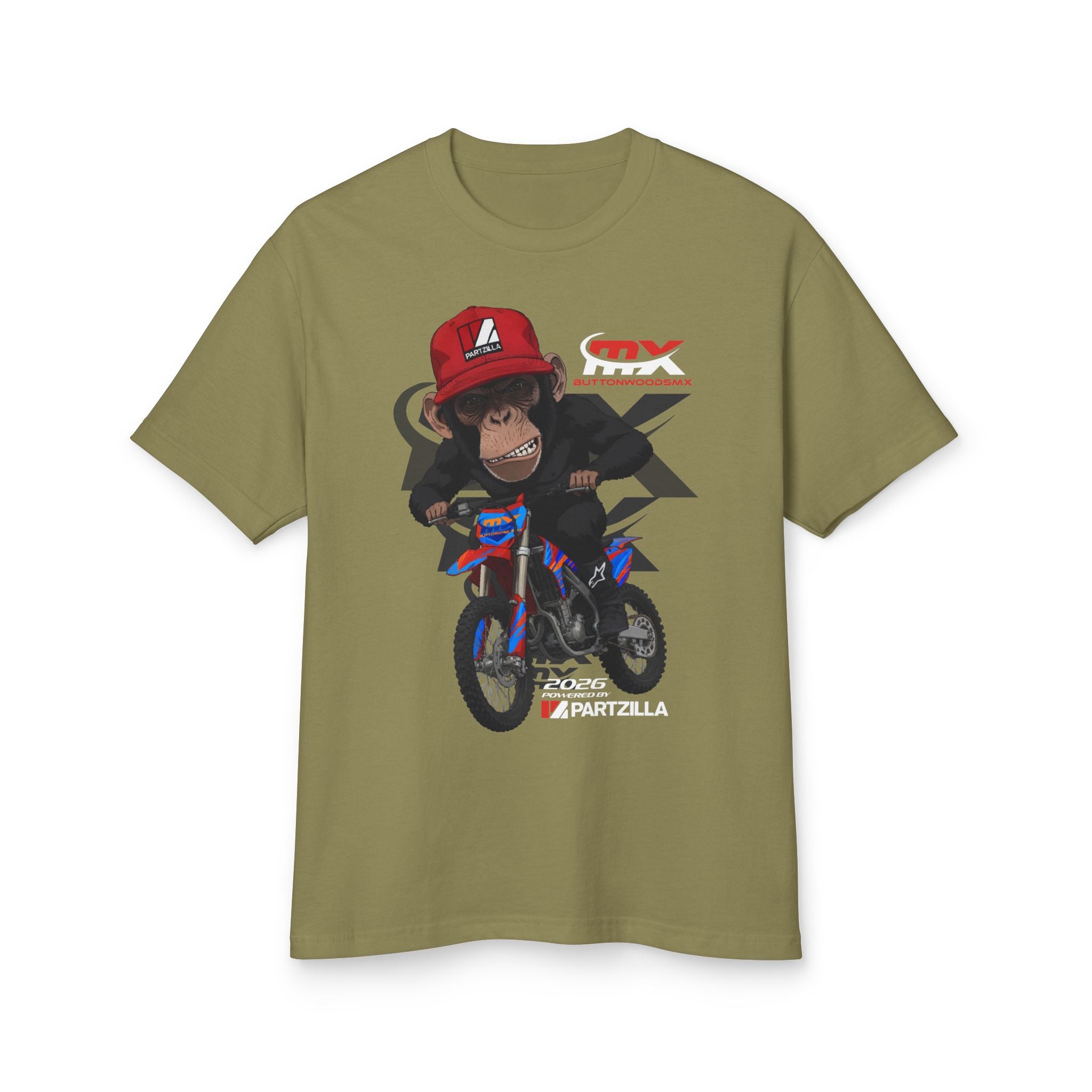 Monkey Rider Tee - ButtonwoodsMX/Partzilla Collab 2026