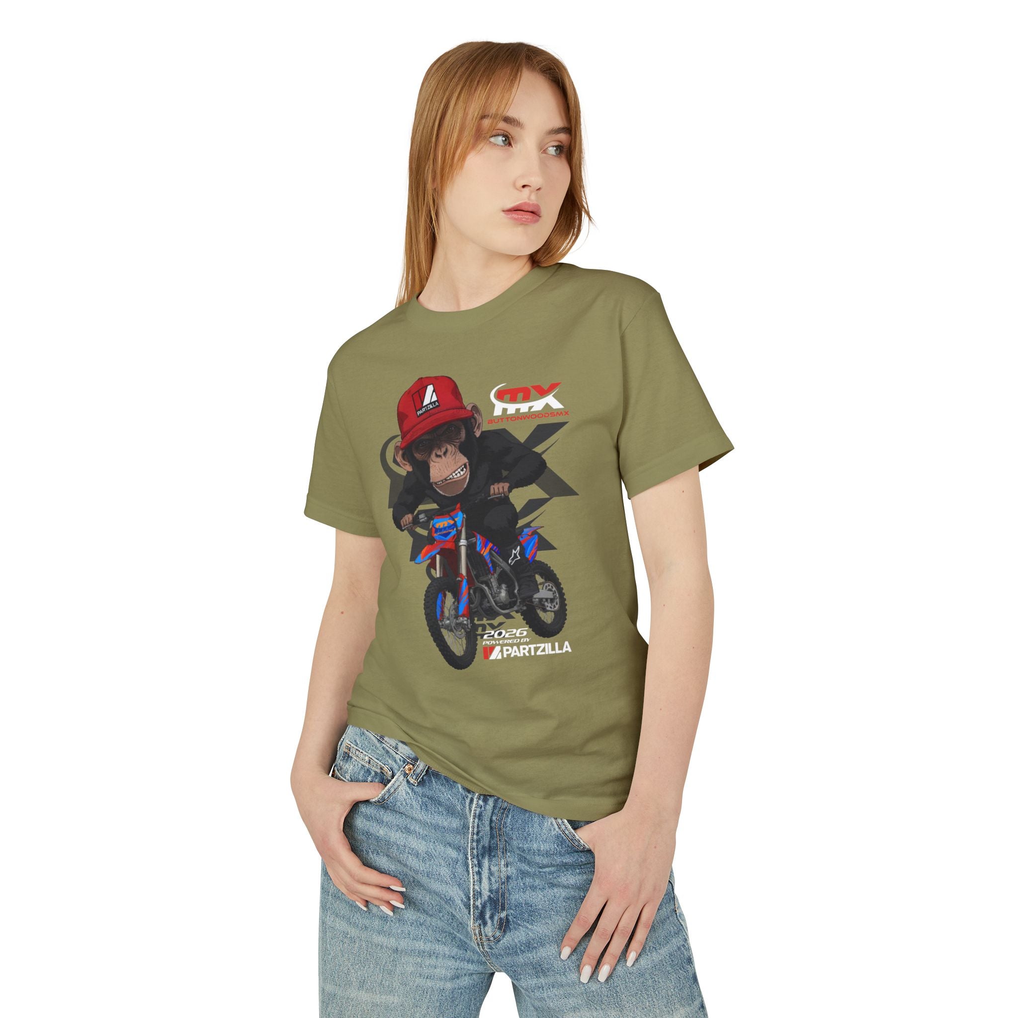 Monkey Rider Tee - ButtonwoodsMX/Partzilla Collab 2026