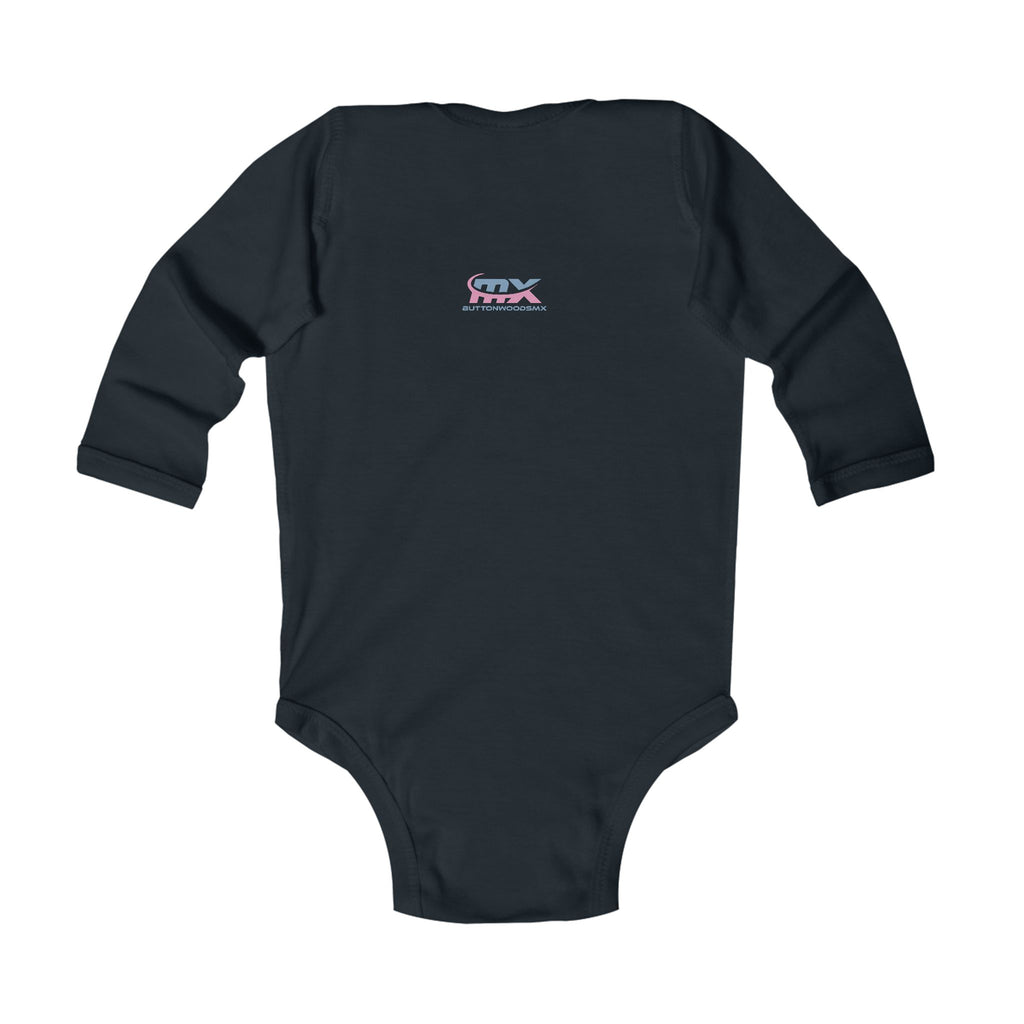 Infant Bodysuit – Buttonwoods MX Logo Baby Long Sleeve Onesie (Motocross Fan)