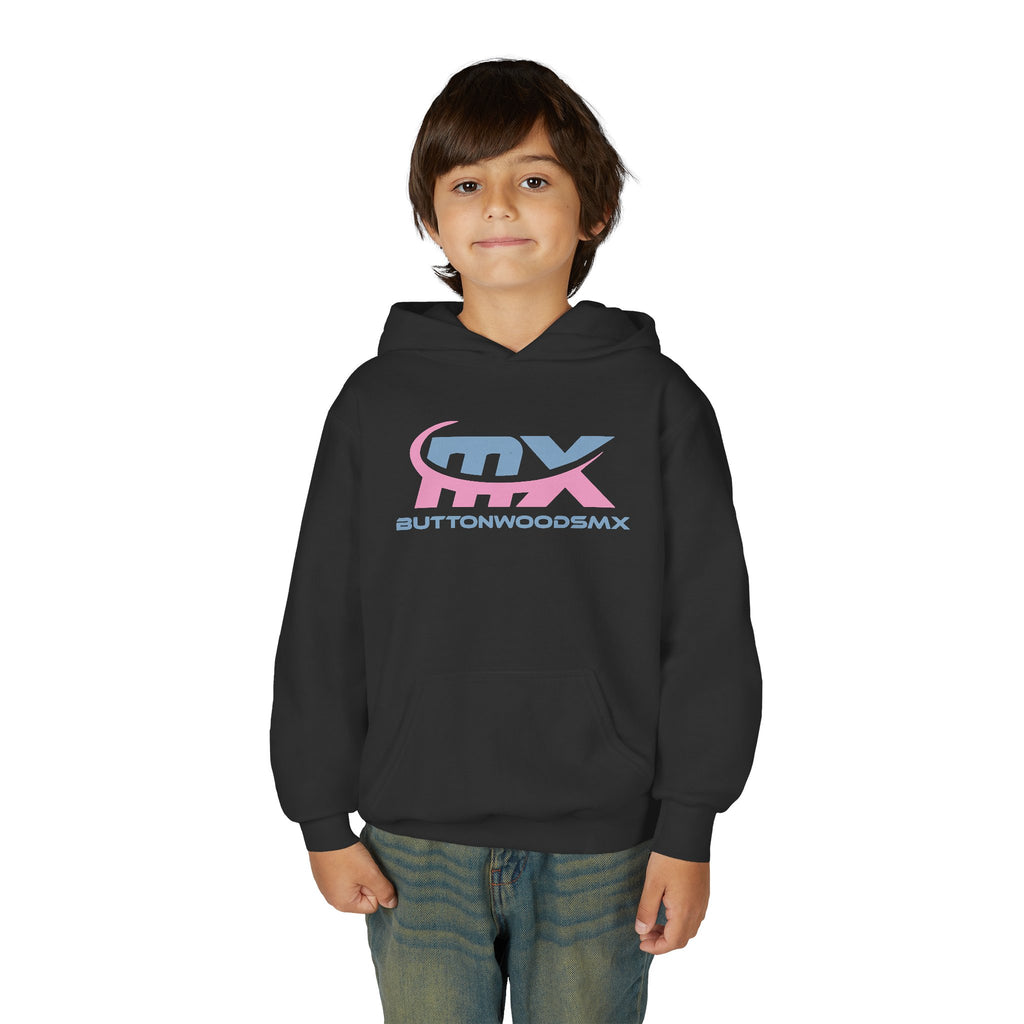 Cotton Candy Youth Hoodie - Buttonwoods MX Logo Pullover