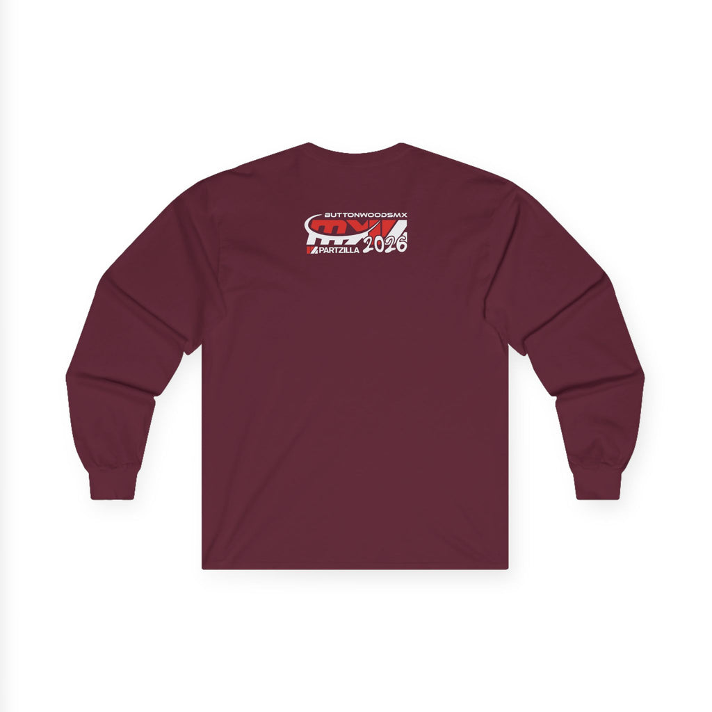 Monkey Rider - Long Sleeve Tee - ButtonwoodsMX/Partzilla Collab 2026
